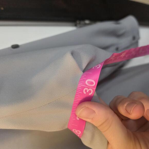 Lands' End Women's Grey Button-Up Blouse- 22W NWOT - Picture 6 of 8